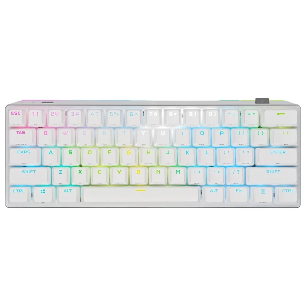 Corsair K70 Pro Mini Wireless White Mechanical Keyboard - Gadgetswish